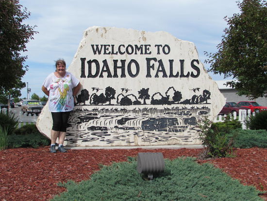 Unser heutiges Tagesziel - Idaho Falls