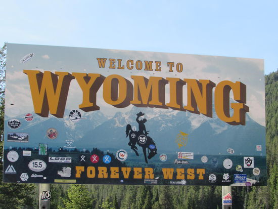 Kurz nach Victor erreichten wir Wyoming