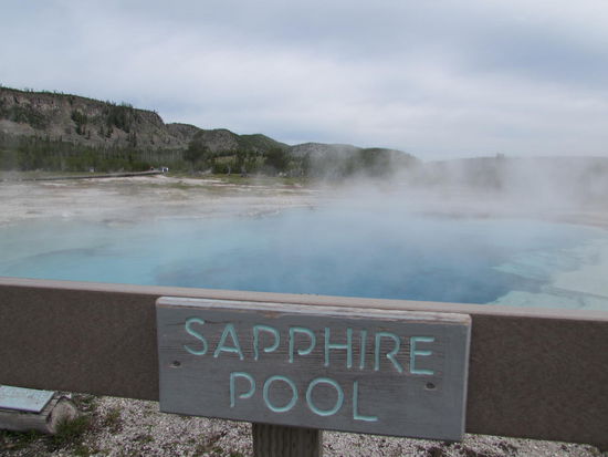 Ein herrlich blauer Whirlpool