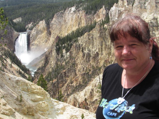 Der Lower Yellowstone Fall im Grand Canyon of the Yellowstone