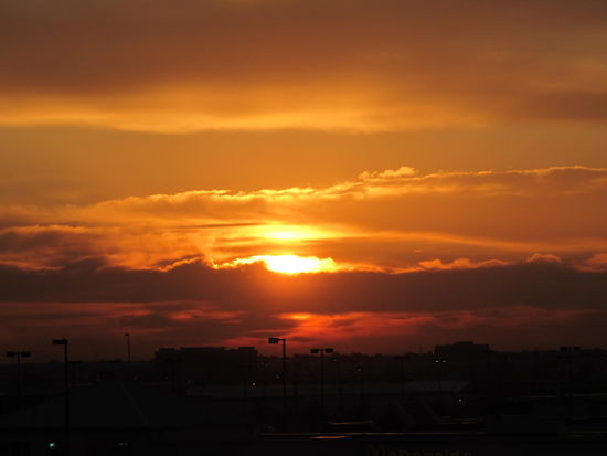 Sonnenaufgang um 5.34 Uhr über Denver