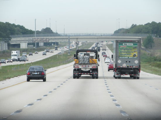 Im morgendlichen Verkehr nach Tampa