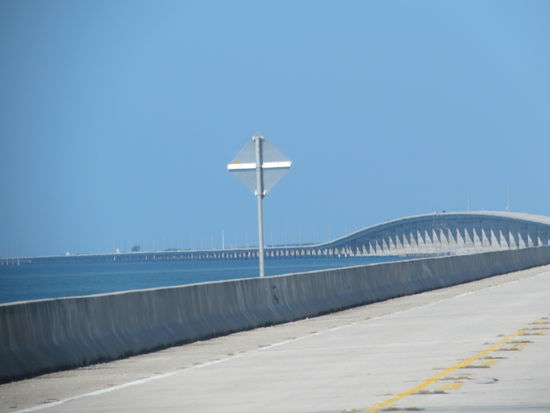 Große Brückenanlagen auf dem Weg nach Key West