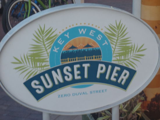 Heute Sonnenuntergang am Sunset Pier