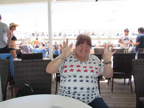 Hurra, wir sind am Schiff