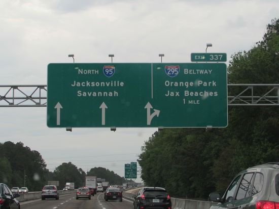 Am HW95 nach Jacksonville