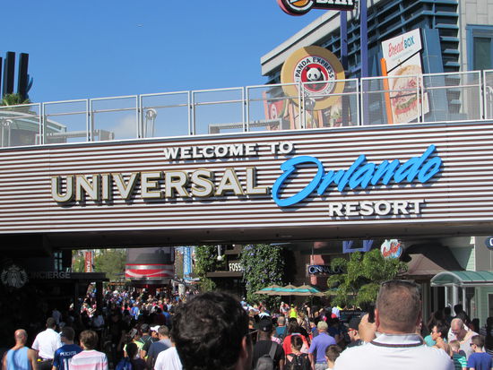 Parkeingang in Orlando