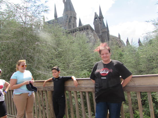 Eva auf Besuch bei Harry Potter