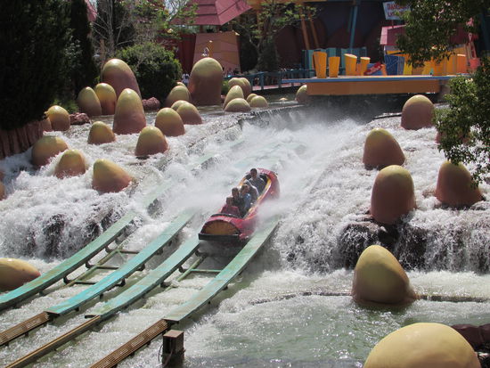 Diese Wasserrutsche war gestern geschlossen