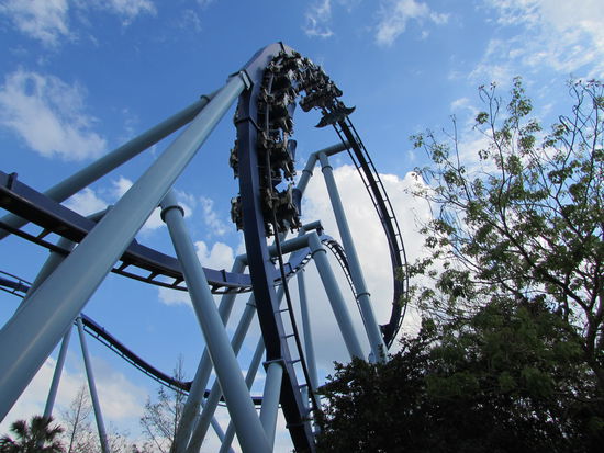 Zum Start gleich mal Achterbahn