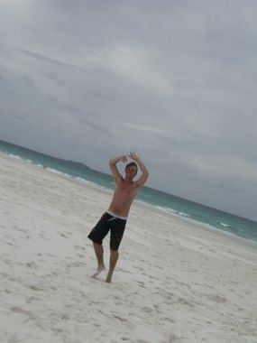 goin crazy @ beach