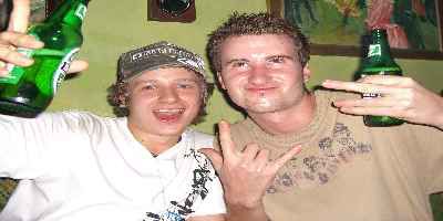me and the canadian guy @ shamrock