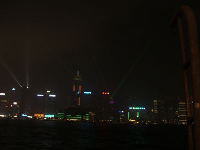laser show @ night