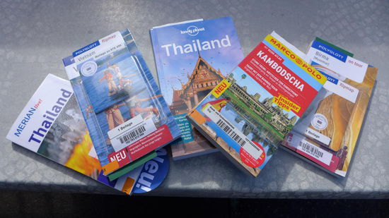 Mit Bücher lesen fängt eine Reise an. Die Realität wird freilich noch mal etwas anders aussehen 