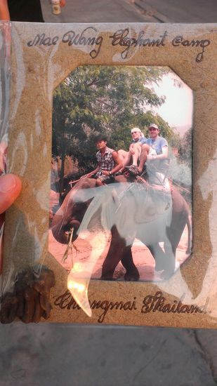 Das Elephant Riding war Teil der Dschungelsafari, muss ich aber sicher nicht mehr gemacht haben. Erstens tat mir das Tier etwas leid und zweitens kriegen seine Passagiere bei jedem Ausatmen eine schöne Ladung Elefantenrotz ab! Ich bin sicher, das war eigentlich lieb von ihm gemeint, um uns zu erfrischen. 
Davor war Riverrafting auf Bambusflössen dran. Das ist angesichts des Niedrigwassers derzeit allerdings eher wie eine Kaffeefahrt für Grosspapi. Die Dschungelwanderung fällt in die gleiche Kategorie, war aber auch zu erwarten.