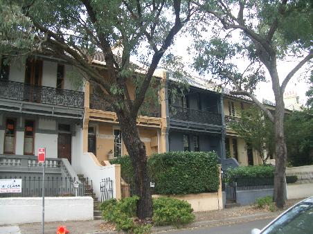 typische Haeuser in Sydney