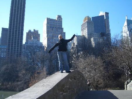 im Central Park...
