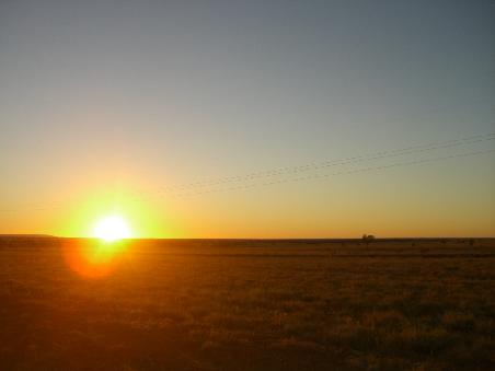Sonnenaufgang im Outback