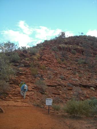 Heartattack Hill im Kings Canyon