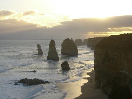 "12 Apostles" bei Sonnenuntergang