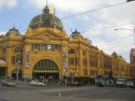 die wunderschöne "Flinders Station"