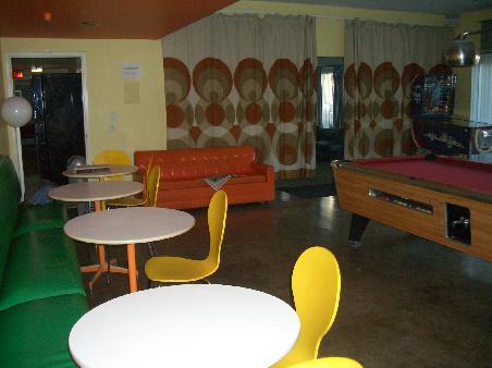 der Aufenthaltsraum von unserem Hostel...