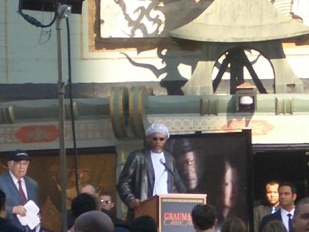 Da ist ja einer. Samuel L. Jackson auf dem Walk of Fame...