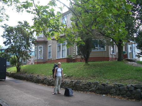 unser nettes kleines Hostel in Auckland...