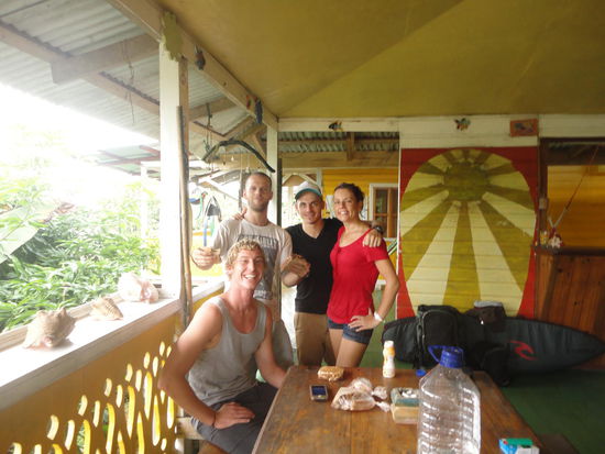 Mit Benjamin (Australien) und Patrick (Hostelführer) - Wir haben mit Benjamin meistens abends zusammen gechillt!