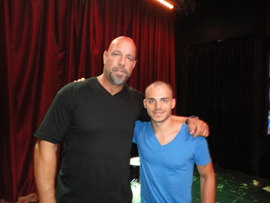 Mit Referee Dan Miragliotta