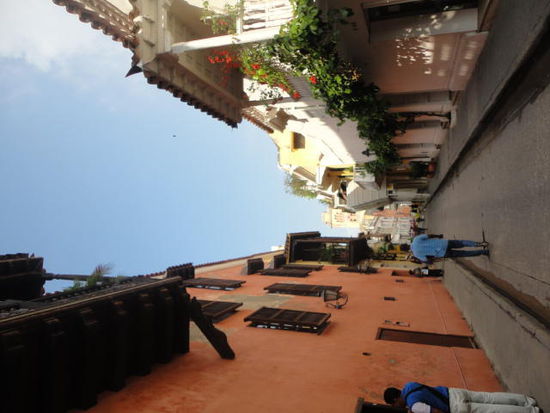 Die bunte Altstadt Cartagena mit seinen gemütlichen vielen kleinen Gassen