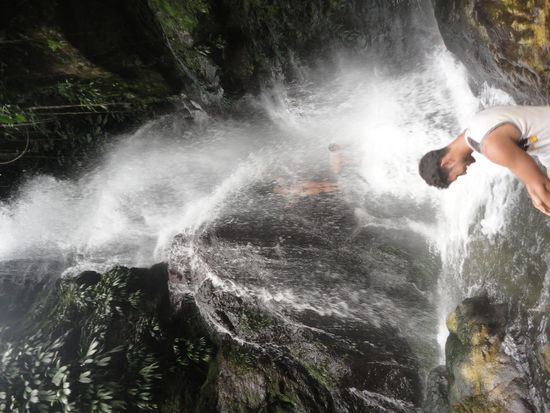 Nadja geht erstmal duschen...
