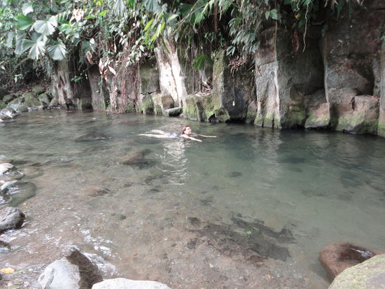 Weitere Abkühlung im erfrischenden Wasser