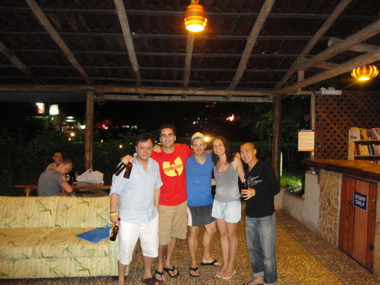 Die lustige Truppe aus Kanada - Ray, Andy, Ich, Nadja, Johnny