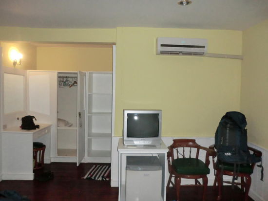 Hier bleiben wir erstmal ein paar Tage