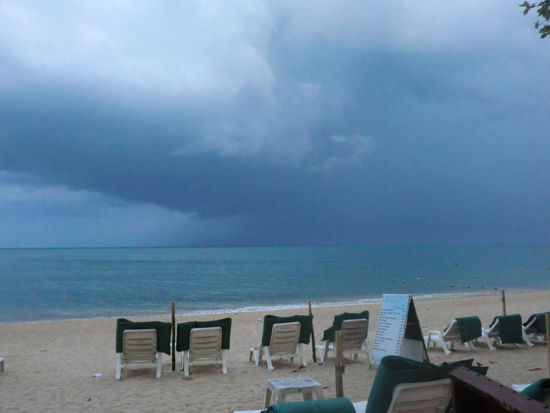 Da kommt gleich was runter...