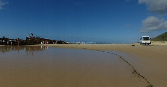 75-Mile-Beach, am Schiffswrack der Maheno