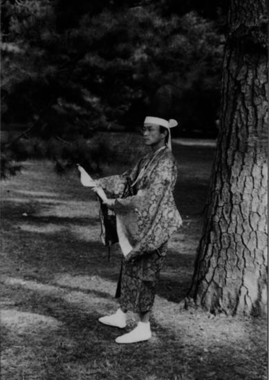 Darsteller beim Jidai-Matsuri, einer Art Trachtenumszug, bei denen historische Kostüme vorgeführt werden (sehr sehenswert immer im Oktober).