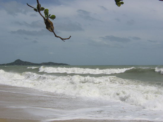 Lamai Beach im Sturm