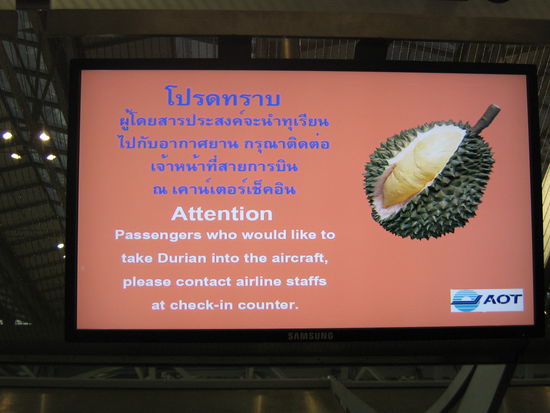 Durian, wer sie kennt liebt sie -- oder nicht!