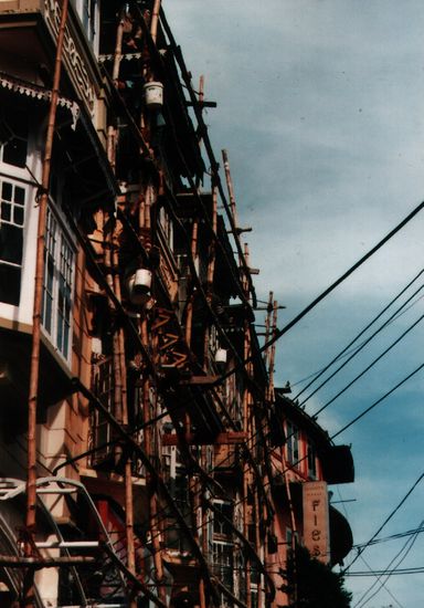 Darjeeling: Wir basteln uns ein Baugerüst ...