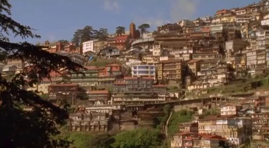 Blick auf Shimla.