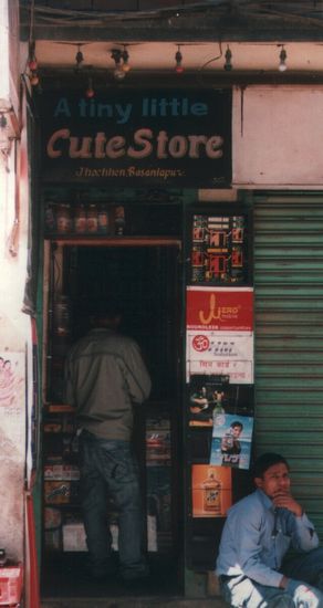 "Truth in advertising" (Freak Street, Kathmandu, Okt. 2008)