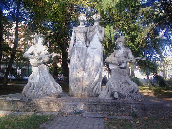 Im zentralen Stadtpark von Kutaissi.