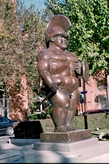 Auch der ein paar Meter weiter stehende "Papa" hat so seine hervorstechenden Merkmale.