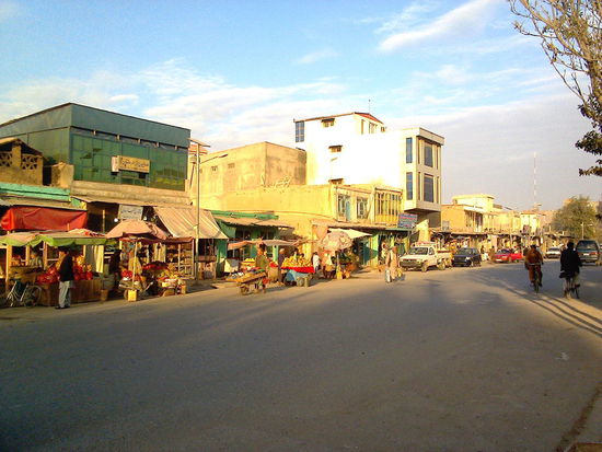 Straßenszene in Kundus.