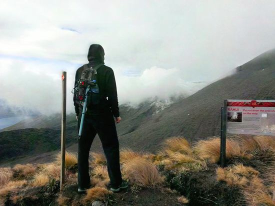 Aufsteigender Schwefel am Mt. Tongariro