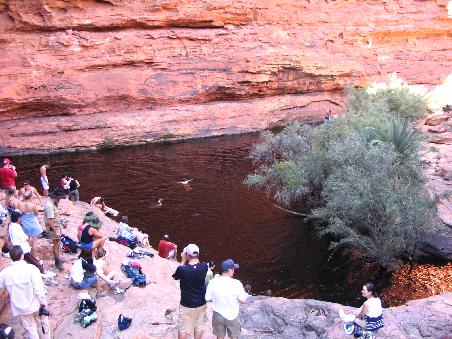 baden im kings canyon (garden of eden)