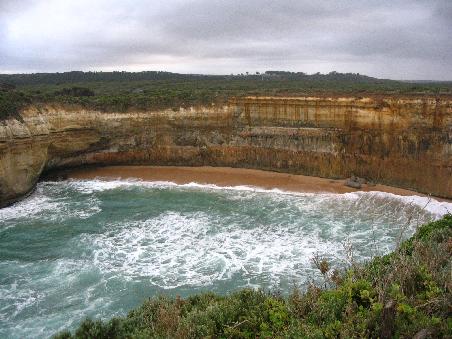 eine bucht der great ocean road