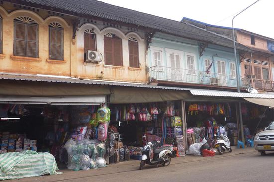Französische Kolonialbauten in Thakhek